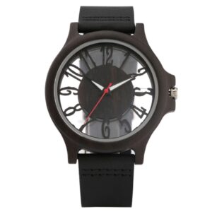 Knight Glass Leather Strap Watch